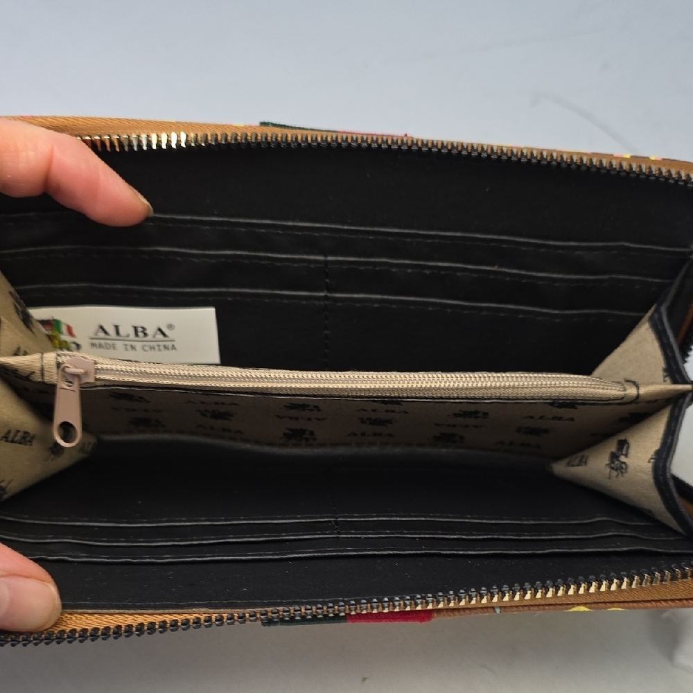 Alba Multicolor Wallet with Bee Accent - Picture 5 of 7